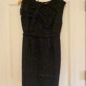 Black Gracie Boucle dress